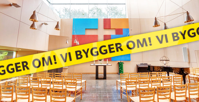 Vi bygger om i Vårfrukyrkan